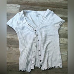 American eagle button up shirt. Size S